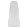 PANTALONE TRAFORATO CON RICAMO SANGALLO