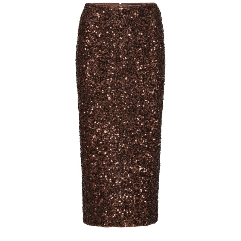 MIDI SKIRT WITH SEQUINS
