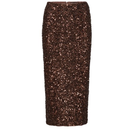 MIDI SKIRT WITH SEQUINS