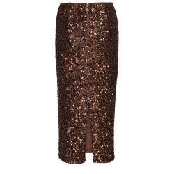 MIDI SKIRT WITH SEQUINS