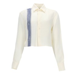 LINEN SHIRT WITH LOGO