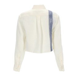 LINEN SHIRT WITH LOGO