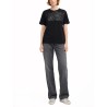 T-SHIRT WITH "FLAG" PRINT