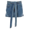DENIM SKIRT WITH BELT