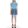 DENIM SKIRT WITH BELT