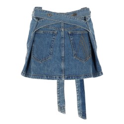 DENIM SKIRT WITH BELT