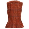 TOP WITH PERFORATED PATTERN