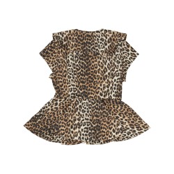 SLEEVELESS SHIRT WITH PRINT