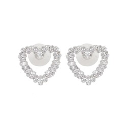 "CRYSTAL HEART" EARRINGS