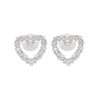 "CRYSTAL HEART" EARRINGS