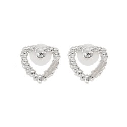 "CRYSTAL HEART" EARRINGS