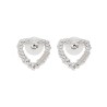 "CRYSTAL HEART" EARRINGS