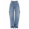JEANS WITH CUT OUT DETAIL