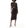 CUPRO MIDI SKIRT