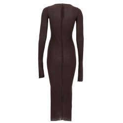 LONG-SLEEVED MIDI DRESS