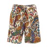 FLORAL PAISLEY PRINT SHORTS