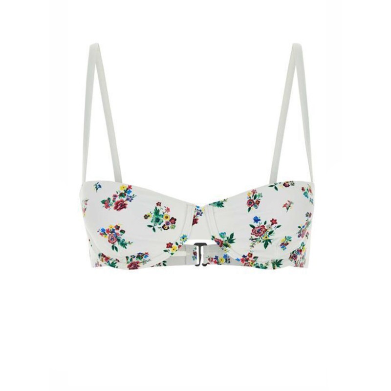 FLORAL PRINT BIKINI TOP