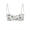 FLORAL PRINT BIKINI TOP