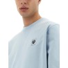 SWEATSHIRT WITH LOGO PATCH