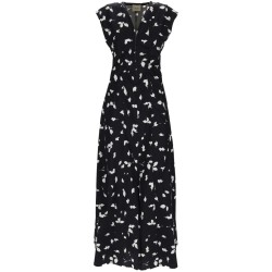 V-NECK LONG DRESS