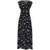 V-NECK LONG DRESS