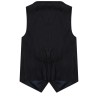 GILET IN LINO CON BOTTONI