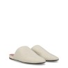 LEATHER SLIPPER WITH RHINESTONES
