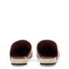 LEATHER SLIPPER WITH RHINESTONES