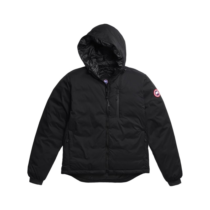 LODGE" JACKET WITH HOOD