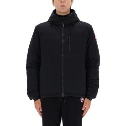 LODGE" JACKET WITH HOOD