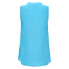 TOP SMANICATO A CAMICIA