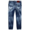 JEANS "SKATER" EFFETTO "DESTROY"