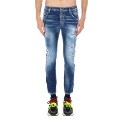 JEANS "SKATER" EFFETTO "DESTROY"