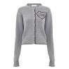 FITTED CARDIGAN WITH LOGO
