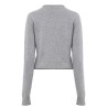 FITTED CARDIGAN WITH LOGO