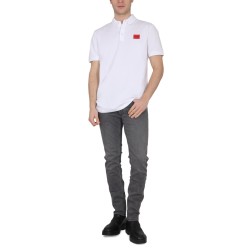 POLO WITH LOGO PATCH