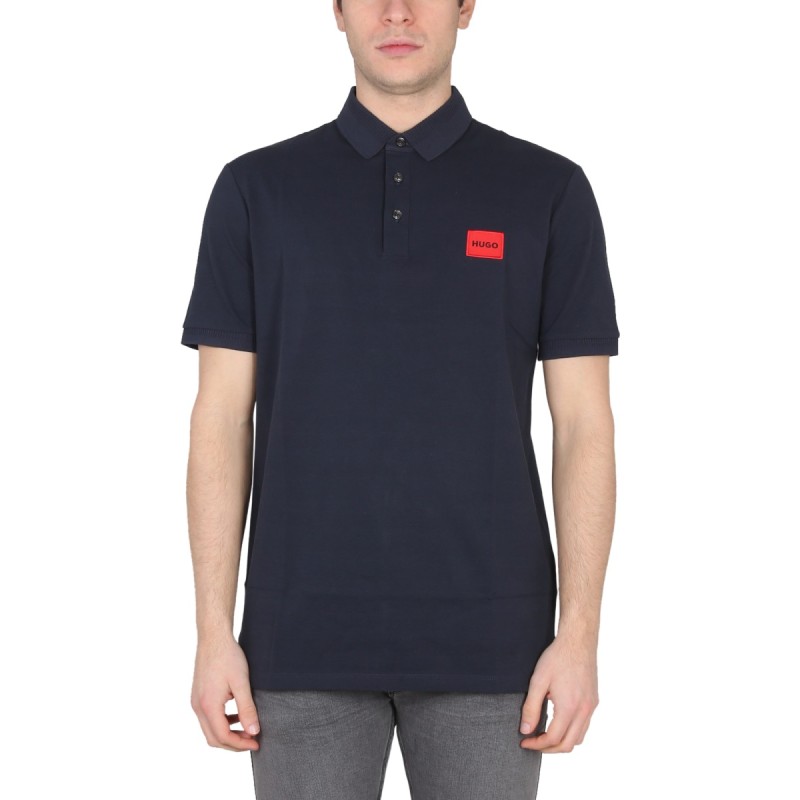 POLO WITH LOGO PATCH