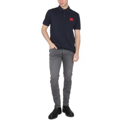 POLO WITH LOGO PATCH