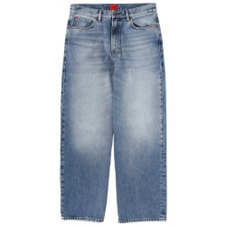JEANS WITH LOGO PATCH