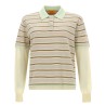 "LAYERED STRIPE RUGBY" POLO SHIRT