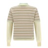 "LAYERED STRIPE RUGBY" POLO SHIRT