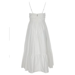 V-NECK MIDI DRESS