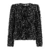 POLKA DOT EMBROIDERED JACKET