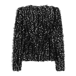 POLKA DOT EMBROIDERED JACKET
