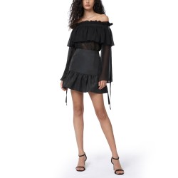 MINI "PEPLUM" SKIRT