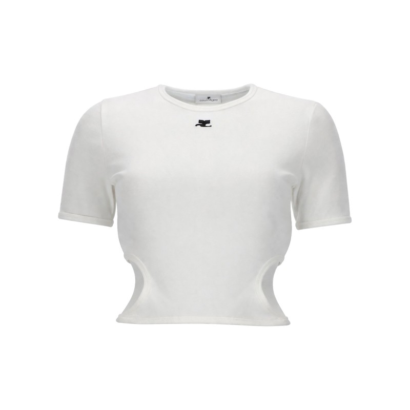 T-SHIRT "CUT OUT" CON LOGO