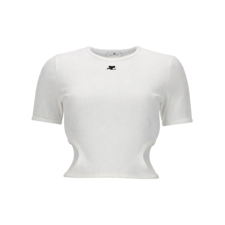 T-SHIRT "CUT OUT" CON LOGO