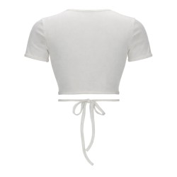 T-SHIRT "CUT OUT" CON LOGO