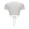 T-SHIRT "CUT OUT" CON LOGO