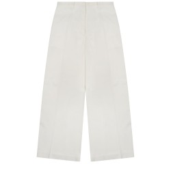 PANTALONE IN TWILL DI VISCOSA